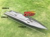 RC Gasoline Carbon Fiber boat Hull 1350mm 53" for 26cc Gas Boat
