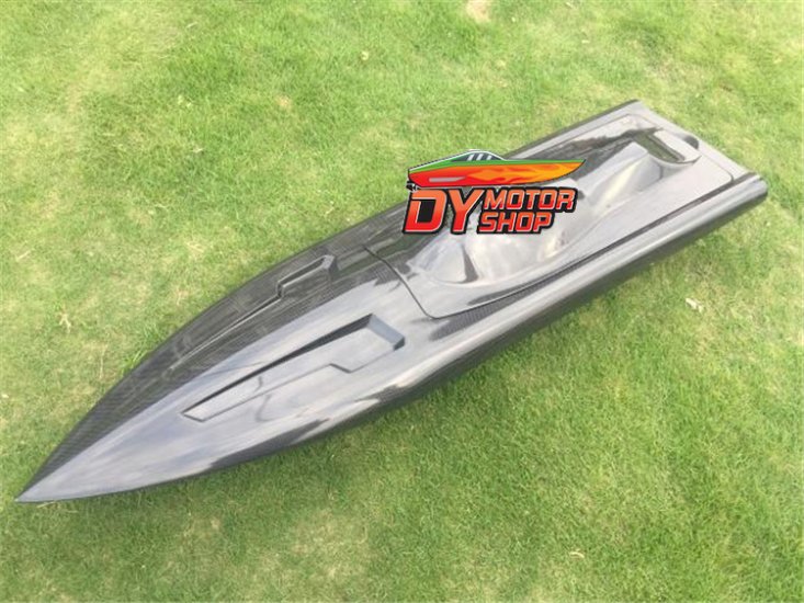 RC Gasoline Carbon Fiber boat Hull 1350mm 53" for 26cc Gas Boat - Click Image to Close