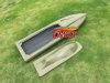 RC Gasoline Kevlar / Carbon boat Hull 1350mm for 26cc Gas Boat