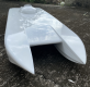 980mm (39-1/2") Painted White Carbon Fiber Catamaran Hull Zonda