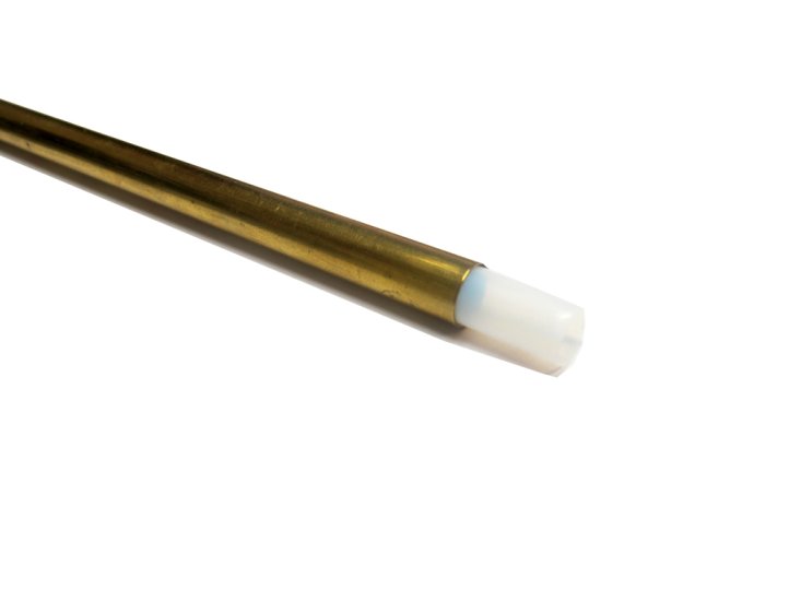 Brass Tube with Teflon Lining For 1/4" (6.35mm) Flexible Cable - Click Image to Close