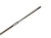 Stainless Steel StubShaft 1/4" round head M6 Threaded with Cable