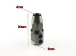 Flex Collet for 5mm un-thread Motor Shaft to 4mm Cable Shaft