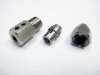 Flex Collet for 6mm Un-Thread Motor Shaft to 1/4" Cable Shaft