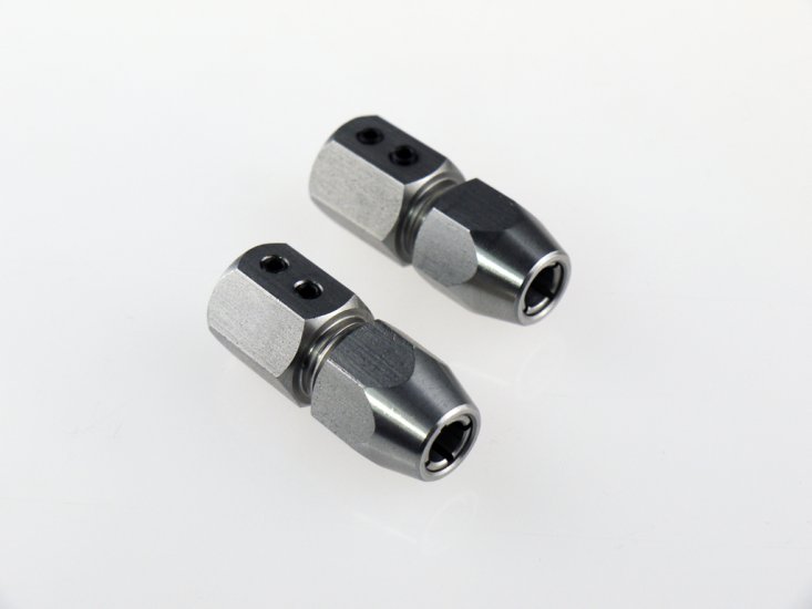 Flex Collet for 8mm to 1/4" Cable Shaft Dual Motor Setup - Click Image to Close