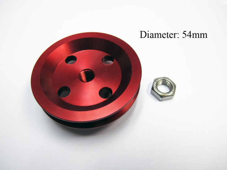 Aluminum Starter Pulley For Starter Belt and Electric Starter - Click Image to Close