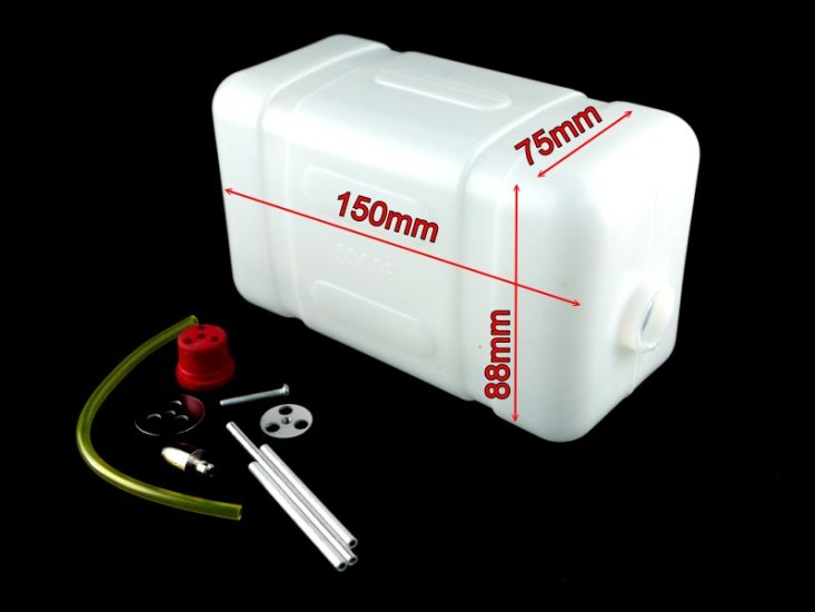 800cc Fuel Tank for Gasoline Use - Click Image to Close