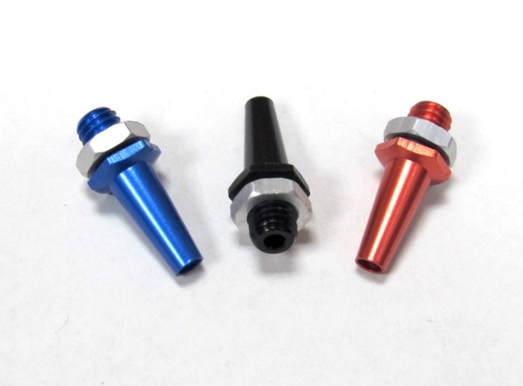 Aluminum Antenna Mount Blue / Red / Black / Silver x 3 units - Click Image to Close