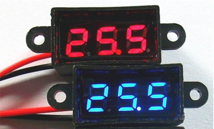 Waterproof Mini Digital Voltage Check Meter with Receiver Plug - Click Image to Close