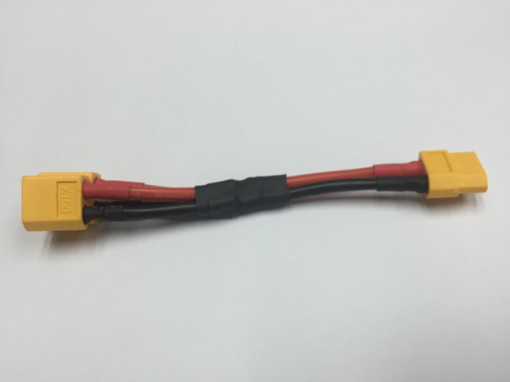 Xt60 Plug Power Parallel Battery Connector Cable Dual Extension - Click Image to Close