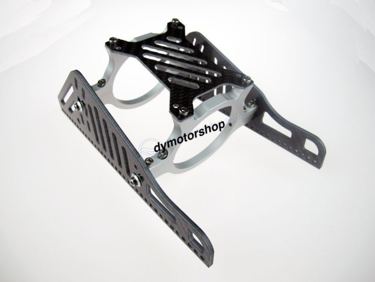 Carbon Fiber Motor Mount Stand For 56mm Series Brushless Motor - Click Image to Close