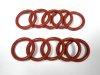 Silicon Rubber Sealing O-Ring 200°C OD 28mm x CS 3.5 Red