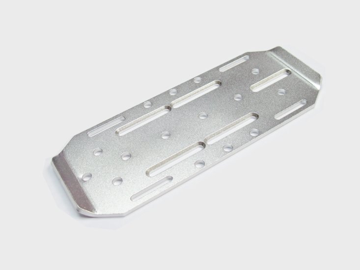 Aluminum Adjustable Battery Mounting Plate For Axial SCX10 - Click Image to Close