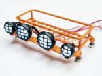 1:10 Scale Full Metal Roof Rack with LED Lighting