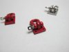 1:10 Scale Alloy Hitch Tow Shuckle x 2 Units Red / Black