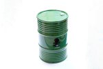 1:10 Scale Fuel Drum Tank Green DY1080132G