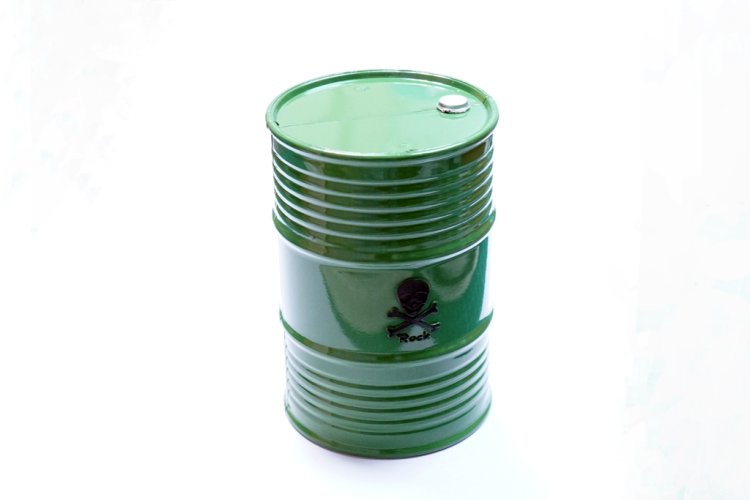 1:10 Scale Fuel Drum Tank Green DY1080132G - Click Image to Close