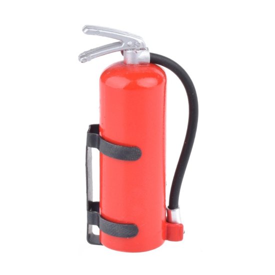 1:10 Scale Fire Extinguisher Red 48mm with Metal mount SCX10 RC4 - Click Image to Close