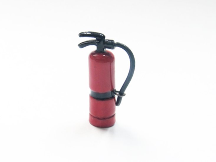 1:10 Scale Alloy Handheld Indoor Fire Extinguisher Red - Click Image to Close