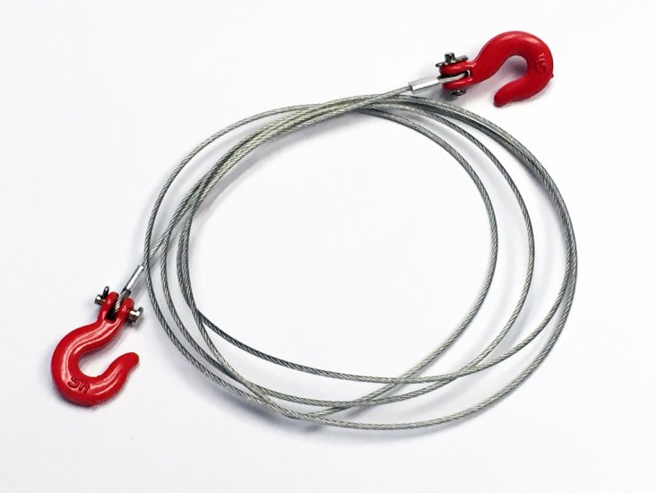 1:10 Scale Wire with Hooks 930mm long - Click Image to Close