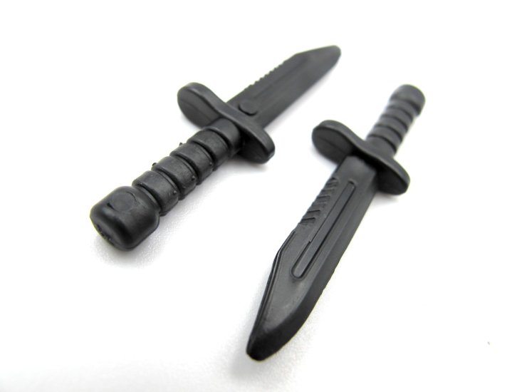 1:10 Scale ABS Rambo Knife 5 Pack - Click Image to Close