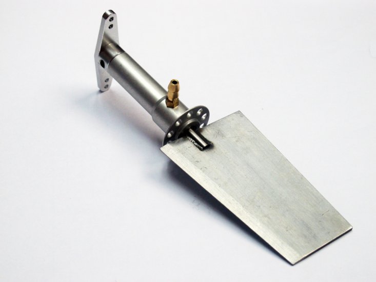 Stainless Steel Mono Rudder for 90 Class or Gas Engine - Click Image to Close