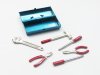 1:10 Scale Metal Miniature Tool Box with Accessories