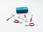 1:10 Scale Metal Miniature Tool Box with Accessories