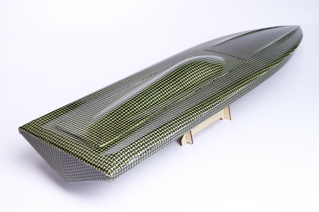 850mm (33 1/2") Kevlar / Carbon Composite Mono Deep V Hull - Click Image to Close