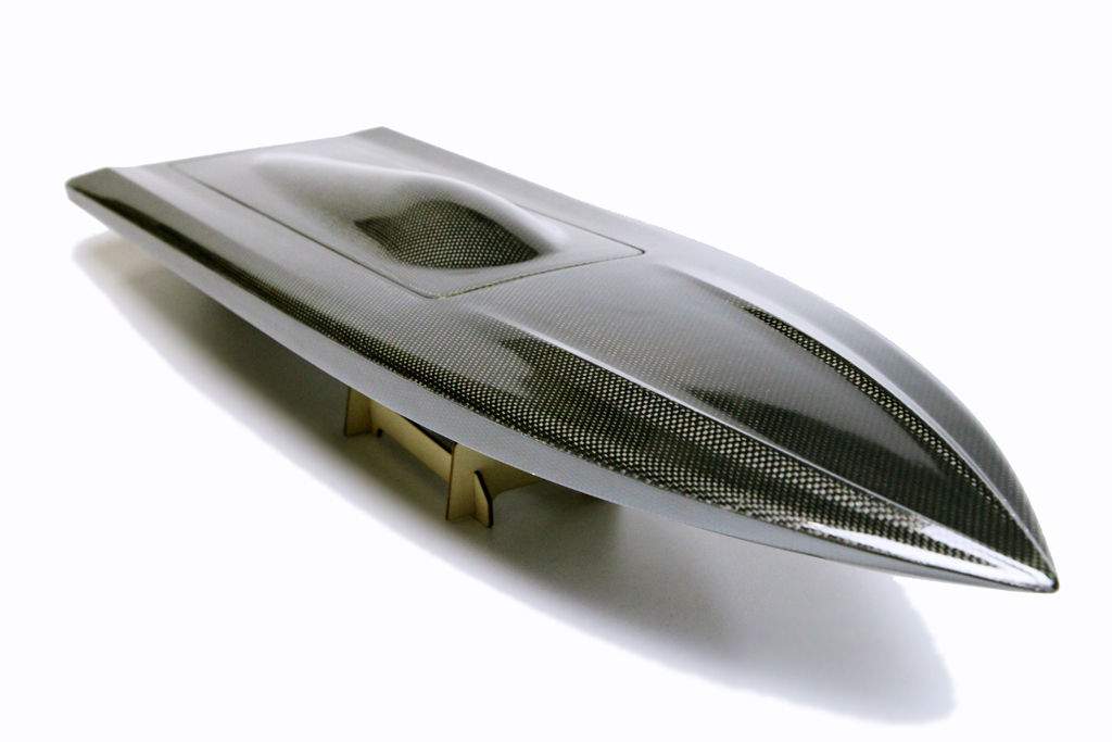 850mm (33 1/2") Carbon Fiber Mono Deep V Hull - Click Image to Close