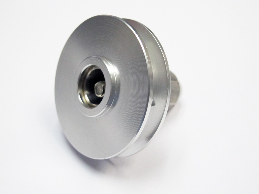 Pulley Couple starter with Flywheel Collet (1/4") for Zenoah - Click Image to Close