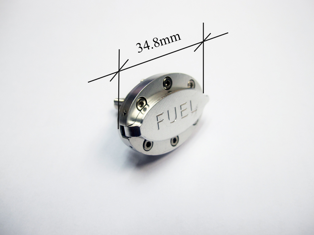 Aluminum Fuel Nozzle Hull Mounting Type With Magnetic Cap - Click Image to Close
