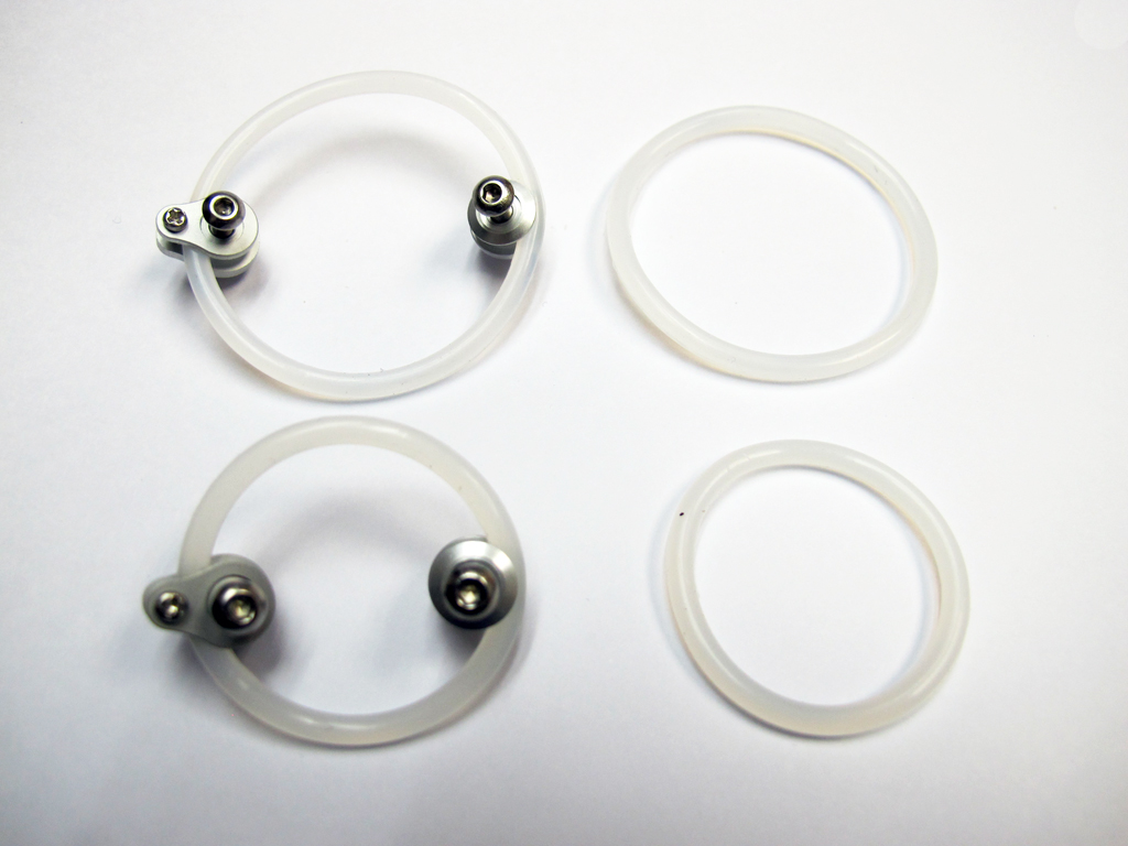 Aluminum Cowl / Hatch Lock (elastic clamping type) (2 nos.) - Click Image to Close
