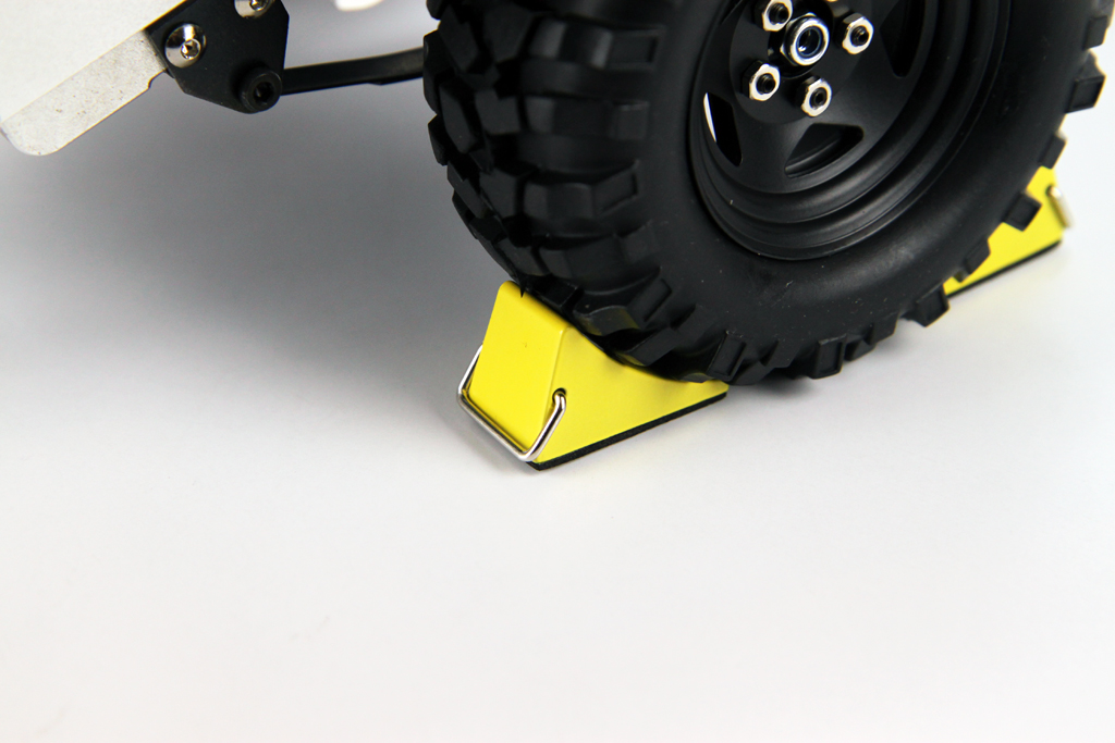 1:10 Scale Metal Wheel Chocks for RC Crawler x 2 unit - Click Image to Close