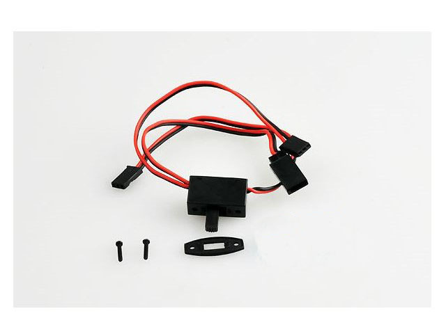 3 Way Power on/off switch with JR FUTABA Receiver Plug - Click Image to Close