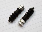 Waterproof Push Rod Rubber Seal Bellow with Aluminum Fitting x 2 (image for) Waterproof Push Rod Rubber Seal Bellow with Aluminum Fitting x 2