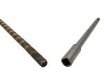 Stainless Steel StubShaft 1/4" round head M6 Threaded with Cable (image for) Stainless Steel StubShaft 1/4" round head M6 Threaded with Cable