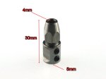 Flex Collet for 5mm un-thread Motor Shaft to 4mm Cable Shaft (image for) Flex Collet for 5mm un-thread Motor Shaft to 4mm Cable Shaft
