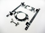 Billet Aluminum Engine Mount for Gas Engine Silver (image for) Billet Aluminum Engine Mount for Gas Engine Silver