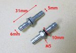 Aluminum Water Fittings / Through Hull Fittings (type A) (image for) Aluminum Water Fittings / Through Hull Fittings (type A)