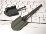 1:10 Scale Foldable ABS Military Shovel (image for) 1:10 Scale Foldable ABS Military Shovel