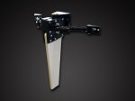 Aluminum Scale Rudder for Catamaran (150mm) (image for) Aluminum Scale Rudder for Catamaran (150mm)