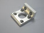 Aluminum Rudder Transom Bracket L shaped for Rudder parts (image for) Aluminum Rudder Transom Bracket L shaped for Rudder parts